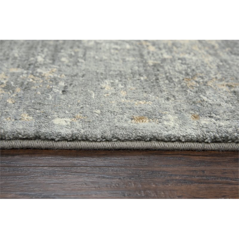 Alora Decor Essential 10' x 13' Classic/Modeled Gray/Ivory Hybrid Area Rug
