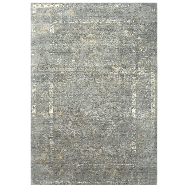 Alora Decor Essential 10' x 13' Classic/Modeled Gray/Ivory Hybrid Area Rug