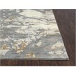 Alora Decor Essential 10' x 13' Abstract Gray/Ivory Hybrid Area Rug