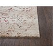 Alora Decor Euphoria 8' x 10' Floral Ivory/Gray/Rust/Blue Hybrid Area Rug
