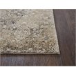 Alora Decor Euphoria 5' x 8' Damask Ivory/Gray/Rust/Blue Hybrid Area Rug