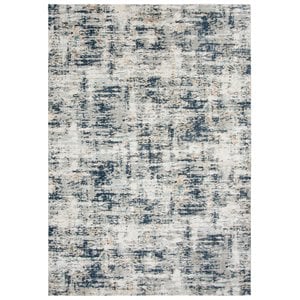 Alora Decor Glamour 3'11&quot x 5'6&quot Ivory / Teal/Ivory / Teal Power-Loomed Area Rug