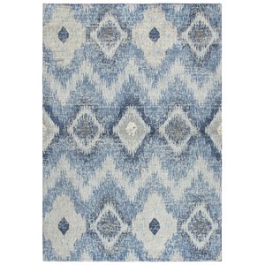 alora decor euphoria 10' x 13' chevron ikat lt. gray/gray/rust/blue hybrid rug
