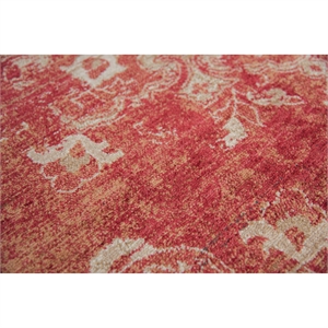 Alora Decor Euphoria 10' x 13' Distress Red/Gray/Rust/Blue Hybrid Area Rug