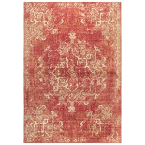 Alora Decor Euphoria 3' x 5' Distress Red/Gray/Rust/Blue Hybrid Area Rug