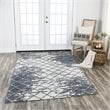 Alora Decor Geneva 5' x 8' Abstract Natural/Ivory Hand-Tufted Area Rug