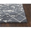 Alora Decor Geneva 5' x 8' Abstract Natural/Ivory Hand-Tufted Area Rug