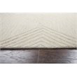 Alora Decor Geneva 5' x 8' Solid Natural/Ivory Hand-Tufted Area Rug