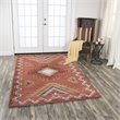 Alora Decor Durango 8' x 11' Southwest/Tribal Rust/Multi Hand-Tufted Area Rug