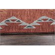 Alora Decor Durango 8' x 11' Southwest/Tribal Rust/Multi Hand-Tufted Area Rug