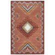 Alora Decor Durango 5' x 8' Southwest/Tribal Rust/Multi Hand-Tufted Area Rug