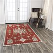 Alora Decor Durango 5' x 8' Southwest/Tribal Red/Multi Hand-Tufted Area Rug