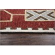 Alora Decor Durango 5' x 8' Southwest/Tribal Red/Multi Hand-Tufted Area Rug