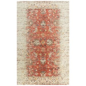 Alora Decor Infinity 8' x 10' Classical Red/Beige/Rust/Gold Hybrid Area Rug