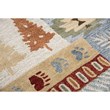 Alora Decor Itasca 8' x 10' Patchwork Red/Blue/Beige/Brown Hand-Tufted Area Rug