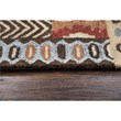 Alora Decor Itasca 8' x 10' Patchwork Red/Blue/Beige/Brown Hand-Tufted Area Rug