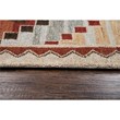 Alora Decor Itasca 8' x 10' Patchwork Red/Blue/Beige/Brown Hand-Tufted Area Rug