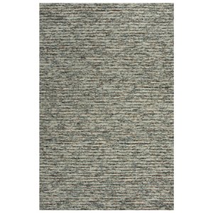 Alora Decor Laine 7'6&quotx9'6&quot Stripes Beige/Gray/Rust/Blue Hand-Tufted Area Rug