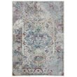 Alora Decor Morocco 5' x 7' Broken Blue/Cream/Gold Power-Loomed Area Rug