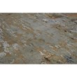 Alora Decor Noble 9' x 12' Abstract Blue/Blue/Brown/Orange Hand Knot Area Rug