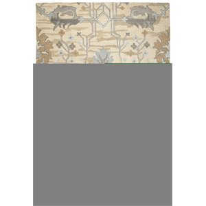Alora Decor Liberty 8' x 10' Motif Beige/Gray Blue/Gray/Cream/Lt. Brown Rug