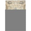 Alora Decor Liberty 8' x 10' Motif Beige/Gray Blue/Gray/Cream/Lt. Brown Rug