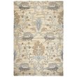 Alora Decor Liberty 5' x 8' Motif Beige/Gray Blue/Gray/Cream/Lt. Brown Area Rug