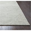 Alora Decor London 3' x 5' Trellis Beige/Gray/Rust/Blue Hand-Tufted Area Rug