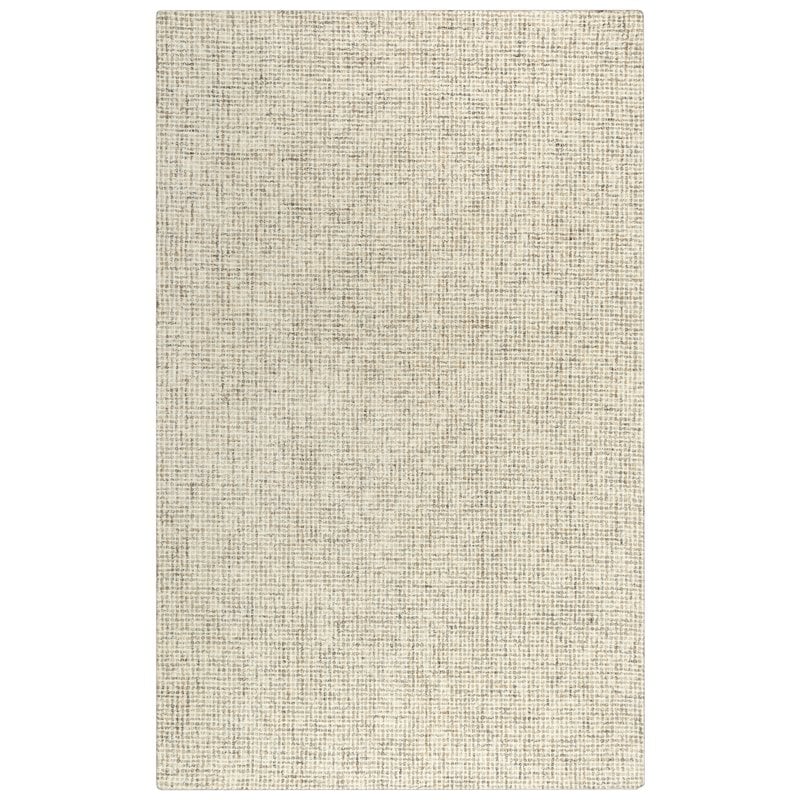 Alora Decor London 3' x 5' Tweed Beige/Brown/Ivory Hand-Tufted Area Rug