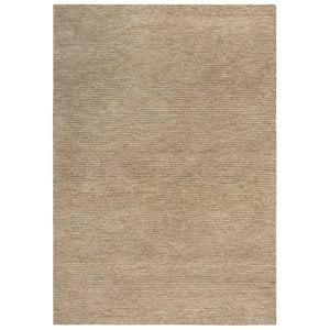 Alora Decor Luna 7'6&quotx9'6&quot Solid/Tone on Tone Beige/Beige Hand-Tufted Area Rug