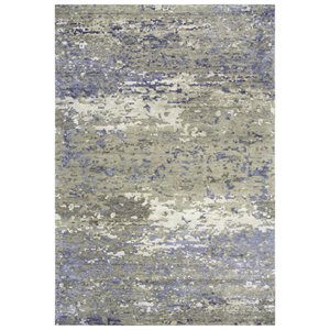 Alora Decor Noble 8' x 10' Brown/Beige/Gray/Rust/Blue Hand Knot Area Rug