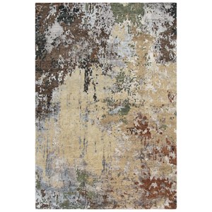 Alora Decor Noble 9' x 12' Beige/Brown/Gray/Rust/Blue Hand Knot Area Rug