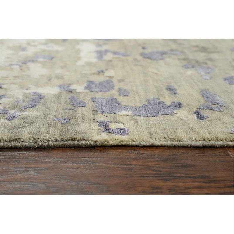 Alora Decor Noble 9' x 12' Brown/Beige/Gray/Rust/Blue Hand Knot Area Rug
