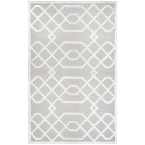 Alora Decor Madison 5' x 8' Trellis Beige/Ivory Hand-Tufted Area Rug