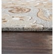 Alora Decor Makalu 3' x 5' Paisley Beige/Natural Hand-Tufted Area Rug