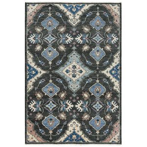 Alora Decor Muse 10' x 14' Charcoal/Gray/Blue/Brown Hand Knotted Area Rug