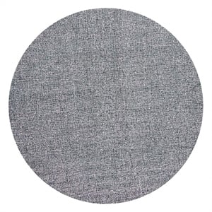 Alora Decor London 8' Round Tweed Black/White/Gray/Rust/Blue Area Rug