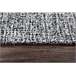 Alora Decor London 3' x 5' Tweed Black/White/Gray/Rust/Blue Hand-Tufted Area Rug