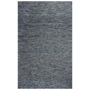 Alora Decor Laine 5'x7'6&quot Stripes Blue/Beige Hand-Tufted Area Rug
