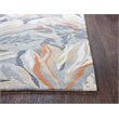 Alora Decor Lapis 8' x 10' Floral Blue/Gray/Beige/Orange Hand-Tufted Area Rug