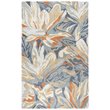 Alora Decor Lapis 5' x 8' Floral Blue/Gray/Beige/Orange Hand-Tufted Area Rug