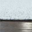 Alora Decor London 5' x 8' Solid Blue/Gray/Rust/Blue Hand-Tufted Area Rug