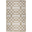 Alora Decor Madison 5' x 8' Trellis Cream/Tan Hand-Tufted Area Rug