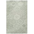 Alora Decor London 3' x 5' Trellis Green/Gray/Rust/Blue Hand-Tufted Area Rug