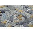 Alora Decor Lapis 5' x 8' Gray/Dk Gray/Teal/Antic Gold/Beige Area Rug