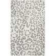 Alora Decor Liberty 5' x 8' Animal/Cheetah Gray/Ivory Hand-Tufted Area Rug