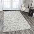Alora Decor Madison 8' x 10' Trellis Ivory/Silver Hand-Tufted Area Rug