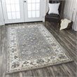 Alora Decor Liberty 5' x 8' Border Gray/Tan/Ivory Hand-Tufted Area Rug