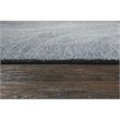 Alora Decor London 3' x 5' Swirl Gray/Gray/Rust/Blue Hand-Tufted Area Rug