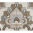 Alora Decor Napoli 8' Round Medallion Mocha/Ivory Hand-Tufted Area Rug